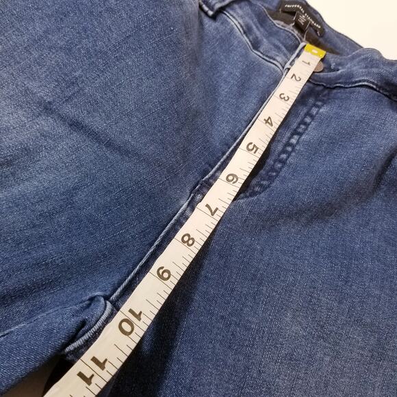 Universal Standard Jeans High Rise Skinny Blue Denim - Picture 5 of 10